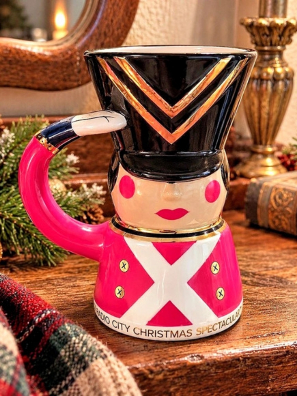Radio City Christmas Spectacular Red Toy Soldier 3D Ceramic Mug NYC